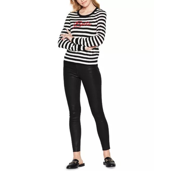 BCBGeneration Striped Long Sleeve Sweater - Picture 13 of 15